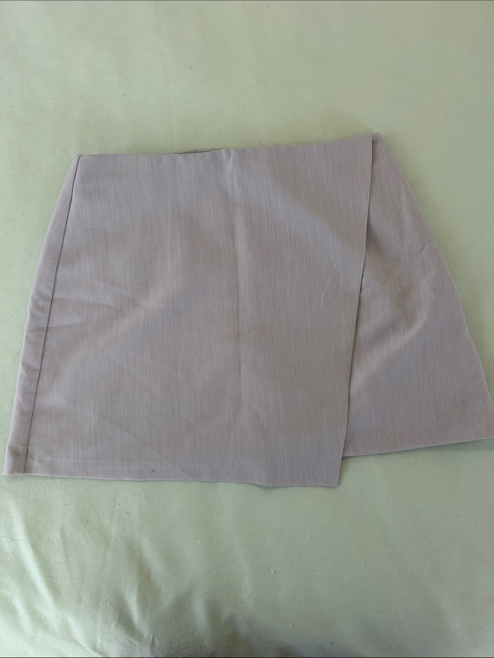 Abercrombie & Fitch Wrap-Front Mini Skort- beige